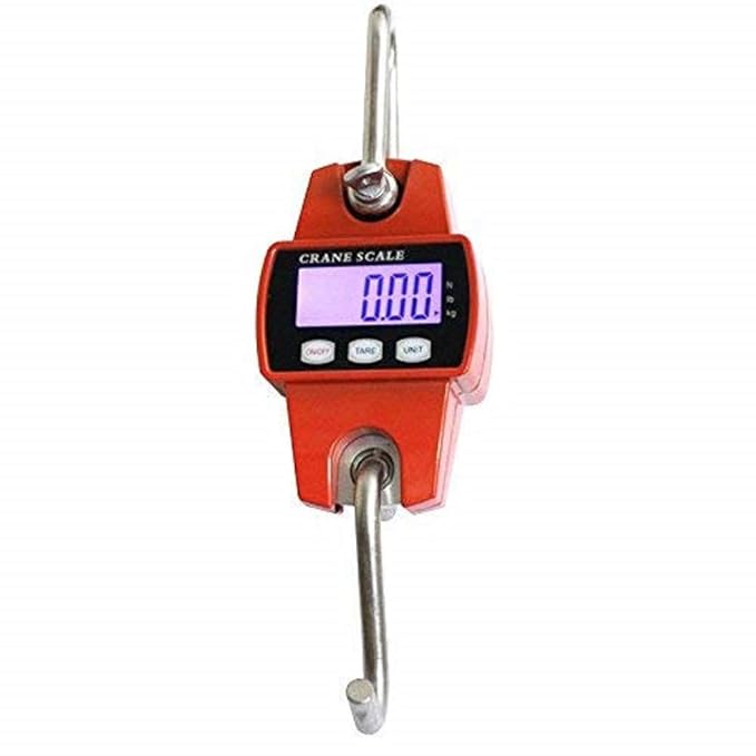 300KG/100g Profi Digital Kranwaage Hängewaage Batterie Industriewaage Lastenwaage Waage LCD Zugwaage