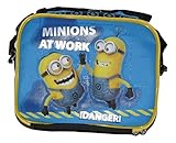 Despicable Me Insulated Blue Lunch Bag - Danger! Minions At Work