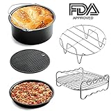 Universal Air Fryer Accessories for Phillips Gowise Cozyna etc, 5 Pcs of kit Fit all Standard Air Fryer 3.2-4.5QT