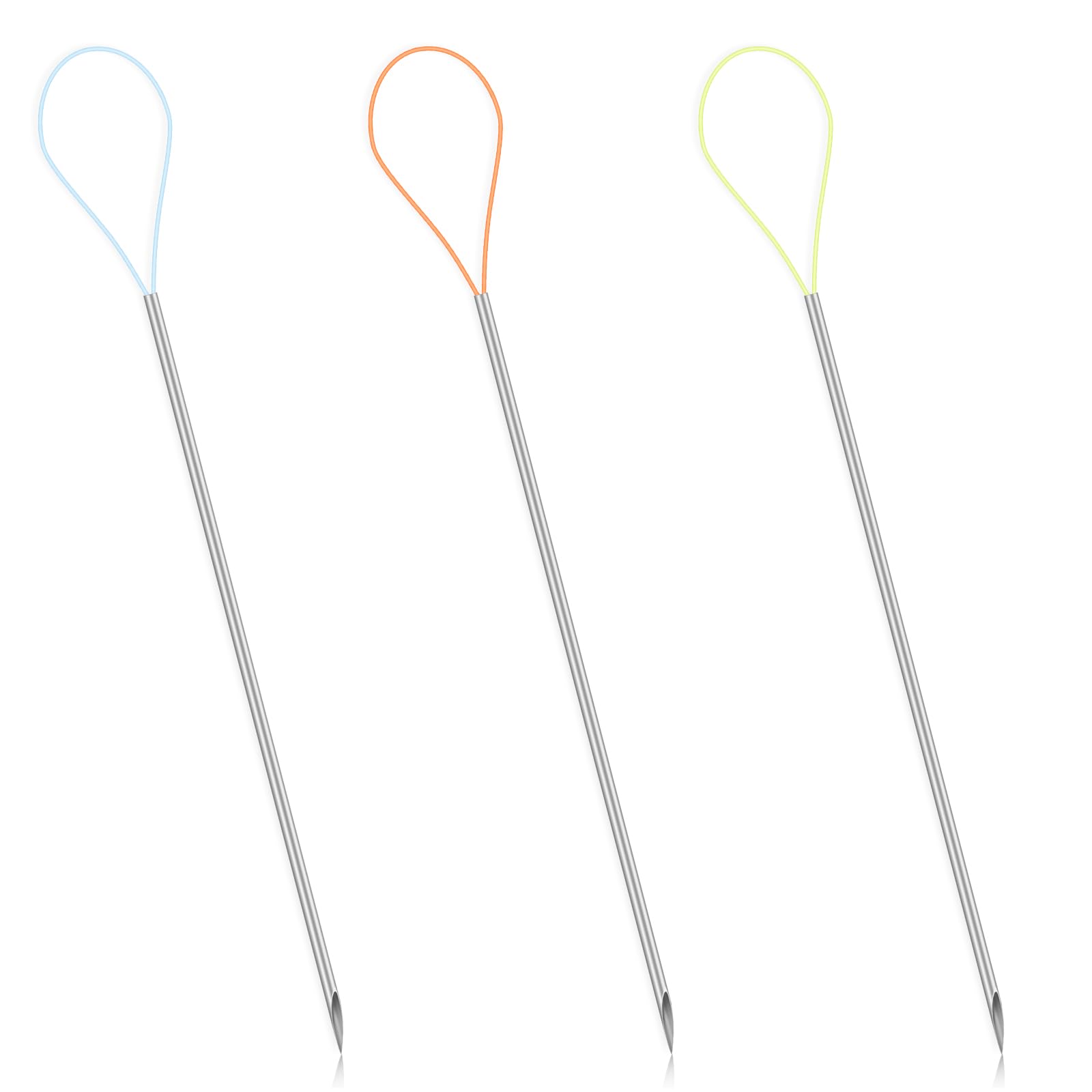 Photo 1 of 3pcs Snag Nab It Tool Snag Repair Needle Leather Craft Sewing Needles Broken Thread Repair Tools Suitable for Hand Quilting Needs