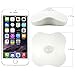 Motion Sensor Night Light Built-in Lithium Battery Powered Rechargeable Wireless LED Clover Style Night Lamp, Wall Light Stick on Anywhere, Safe for Kids.(Warm White)
