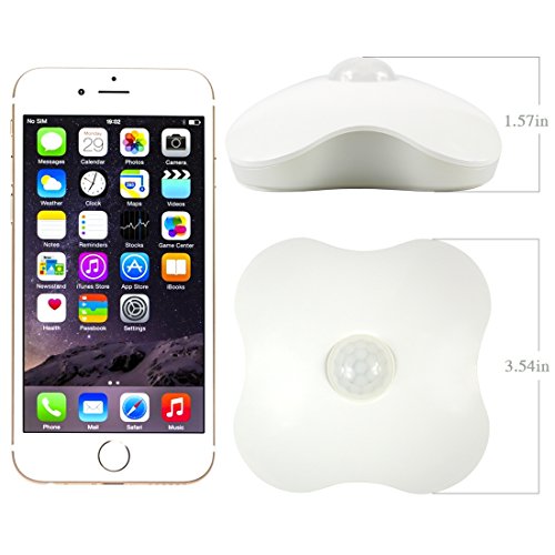 image for Yaufey Motion Sensor Night Light Built-in Lithium Battery Powered Rech