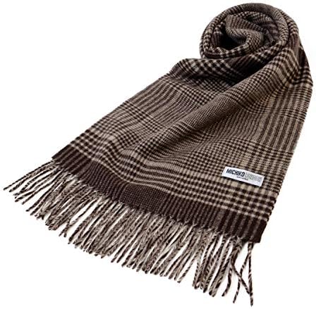 Michiko London ミチコロンドン ブランドマフラー ウール 男女兼用 防寒 グレンチェック