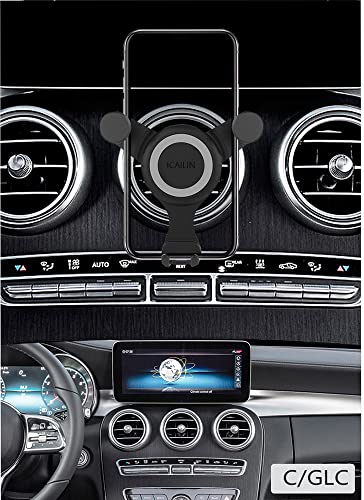 ICAILIN Car Phone Holder for 360°Rotation Car Phone Holder for Smart 453,Forfour Fortwo Accessories,Mercedes Benz A/B/C/E/S,Mini Cooper