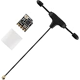 RadioMaster RP1 ELRS FPV Receiver - 2.4ghz ExpressLRS Nano Receiver Drone RX Module with 65mm UFL T Antenna for FPV Drone Tin