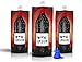 Wine Caddy 3 Pack 750ml Foldable Wine bottle & Funnel Portable to go flasks