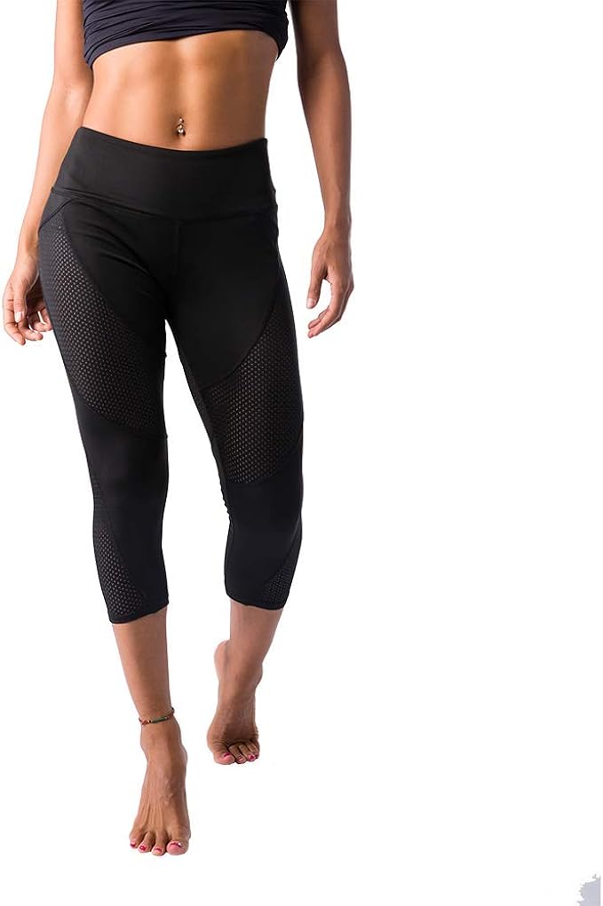 black activewear tights