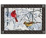Magnet Works MAIL11012 Winter Morning Cardinals Mat Mate