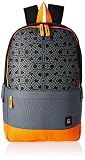 United Colors of Benetton 15 Ltrs Orange and grey Casual Backpack (17A6BKPK0L16I)