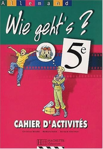 Download Allemand 5e Wie geht's ? : Cahier d'activités PDF