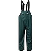RainRider Workwear Bib Rain Pants for Men Women Heavy Duty Trousers Waterproof Work Pants Fishing Overalls