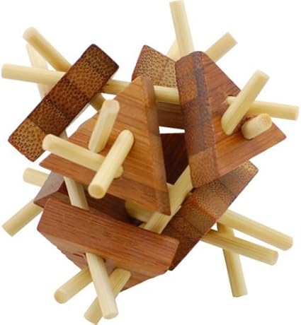 bamboo wood puzzle