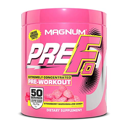 Magnum Nutraceuticals PRE FO Workout Powder - 50 Servings (Strawberry Marshmallow)