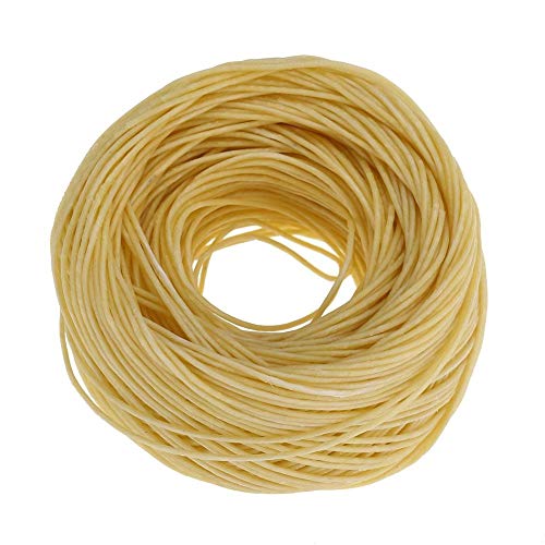 hemp wick, Unibell 61m Organic Hemp Candle Wick Core with Pure Bee wax for DIY Oil Lamp Light