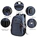Laptop Backpack,Water Resistant Nylon with USB Charging Headphone Port Fits Under 15.6-Inch Laptop and Notebook bookbag by Eastern Time