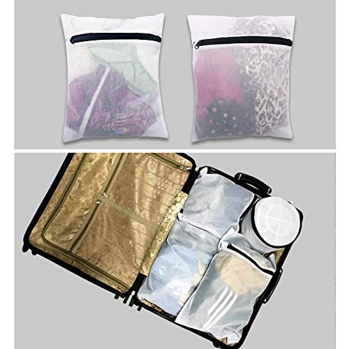 Sebami Bolsas para la colada, 8Pcs Bolsas de Lavandería Bolsas de Lavado Bolsas para Lavadora para Ropa Delicada de Malla Bolsa de Ropa Sujetador Bolsa del Calcetín