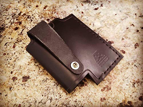 Wireless Transmitter Sheath - Line 6 Relay Holster - For G30, G60, and G90 Packs - Genuine Leather - Hip Carry - Strap Carry - Handmade In The USA