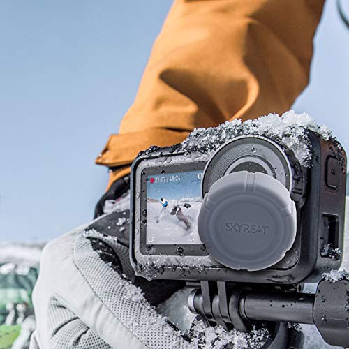 SKYREAT Silicone Soft Rubber Lens Cap Cover Accessories for DJI Osmo Action Camera