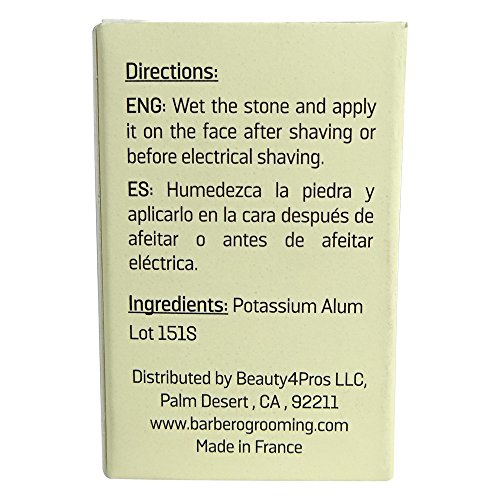 Barbero Alum Block 2.64 oz / 75 g Pack of 2