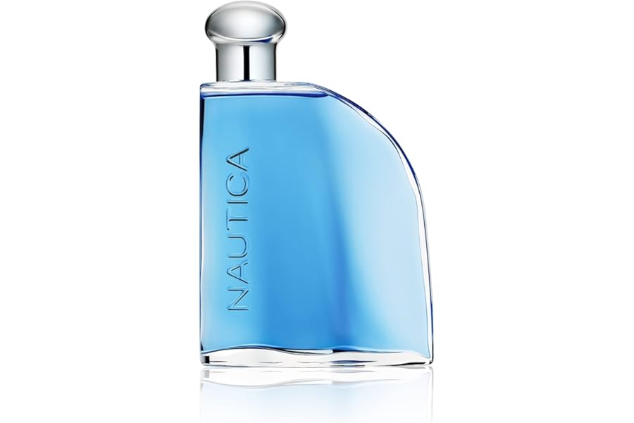 Nautica Blue Eau de Toilette 3.4 fl oz (Pack of 1), Notes of Basil, Jasmine, and Cedarwood, Men’s Fragrance, Long Lasting, Everyday Fragrance, Travel Size