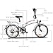 Korie 20″ Folding Electric Bike with 36V Lithium-Ion Battery, 250W Motor and 7 Speed Shifter Lightweight E-Bike for Adults (20″ – White)thumb 4