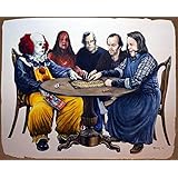 SIGNCHAT Vintage Stephen King Posters Poster Vintage Style Metal Advertising Wall Plaque Sign Tin Sign Metal Decor Metal Sign