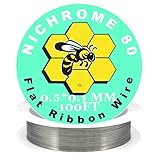 Genuine Kbee's Nichrome 80 Series 0.5 x 0.1 Flat Ribbon Wire - 100ft