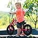 Cruzee Ultralite Balance Bike (4.4 lbs) for Ages 1.5 to 5 Years | Red BW– Best Sport Push Bicycle for 2, 3 & 4 Year Old Boys & Girls – Toddlers & Kids Skip Tricycles on The Lightest First Bike