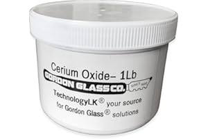 TECHNOLOGYLK Cerium Oxide High Grade Glass Polishing Compound - 1 lb (Pack of 1)