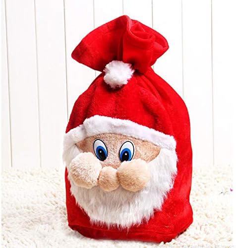 1Pc Christmas Candy Bags Gift Treat Bags for Favors and Decorations Super Cute Santa Claus
