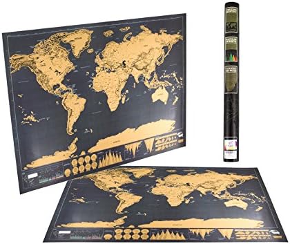 Personalized Travel Tracker Poster / World Map / Unique Way To Show Your Friends Where You Have Traveled
