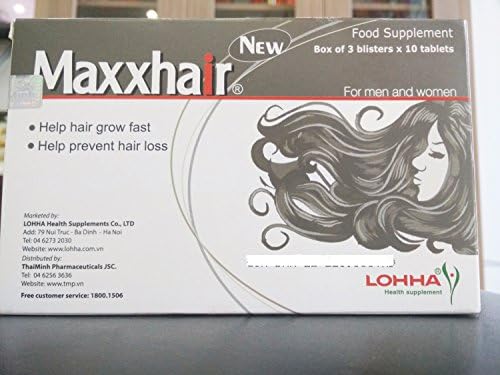 07 Boxes - Maxxhair Help For Hair Strong , Enhances The Health Of The Hair - Thuốc Mọc Tóc Maxx Hair