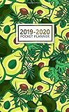 2019-2020 Pocket Planner: Tropical Avocado Two-Year Monthly Pocket Planner with Phone Book, Password Log and Notebook. Perfect Mini 24 Month Agenda, Calendar and Organizer. by Simple Planners, Creative Planners