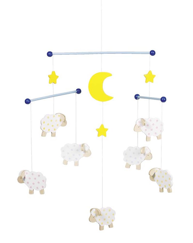 cot mobile sheep