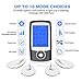 2020 Upgrade Version Electronic Muscle Stimulator TENS Unit Dual Output Channel Independent Control Rechargeable Pulse Massager with Adjustable 16 Modes Portable Pain Relief with 6 Electrode Pads