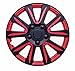 Hubcaps - RED and Black, 