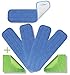 18” Wet/Dry Microfiber Mop Pads. Commercial Grade 13.2 Ounce/450 GSM Fabric. Compatible with All Flat Mop Systems. Compare Unit Prices and Weights Before You Buy! 2 Bonus Cleaning Cloths Included.