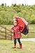 Western Chief Girl's Ladybug Raincoat (Toddler/Little Kids) Red 4 Toddler