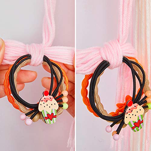 Beinou Unicorn Hair Clips Holder Hot Pink Yarn Tassels Hair Bows Storage Shy Unicorn Face Headband Organizer Unicorn Theme Party Decorations - Thumbnail 4