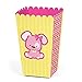 Girl Puppy Dog - Baby Shower or Birthday Favor Popcorn Treat Boxes - Set of 12