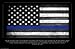 Oath of Office American Flag with Blue Line Poster 11x17
