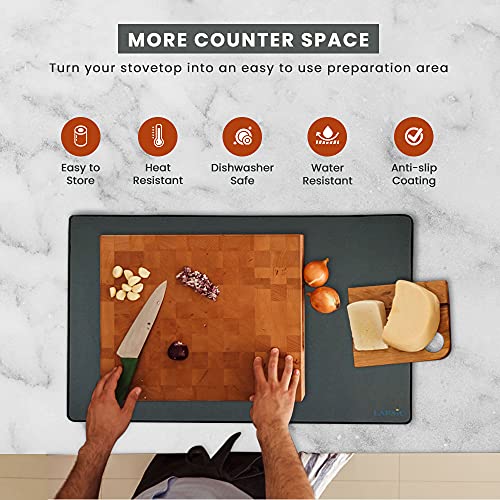 Larsic Stove Cover Protects Electric Stove Washer Dryer Top. Anti