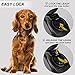 Retractable Dog Leash - Walking Leash 15ft for Small Medium Breed up to 44lb - Retractable Leash Set with Light and Waste Bag Dispenser -Durable Plastic Pet Training Leash Cord for Puppy and Adult Dog