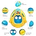 Peradix Infant Pool Float with Canopy Inflatable Baby Water Float Boat with Sunshade for Pool Swimming Ring Floater Raft Toys for Toddlers Kids