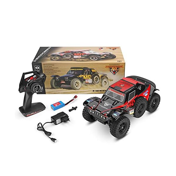 Weaston 60 km/h Hochgeschwindigkeitsrennen 2.4G Elektro-RC-Car 1:12 Großes 4WD-Stoßdämpfer-RC-Fahrzeug Bigfoot Climbing…