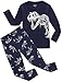 Boy Pajamas 100% Cotton Dinosaur Toddler Pjs Sleepwear Kids Clothes Pant Set