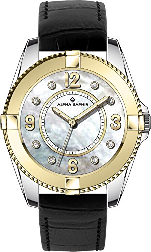 Alpha Saphir Damen-Uhren Quarz Analog 364B