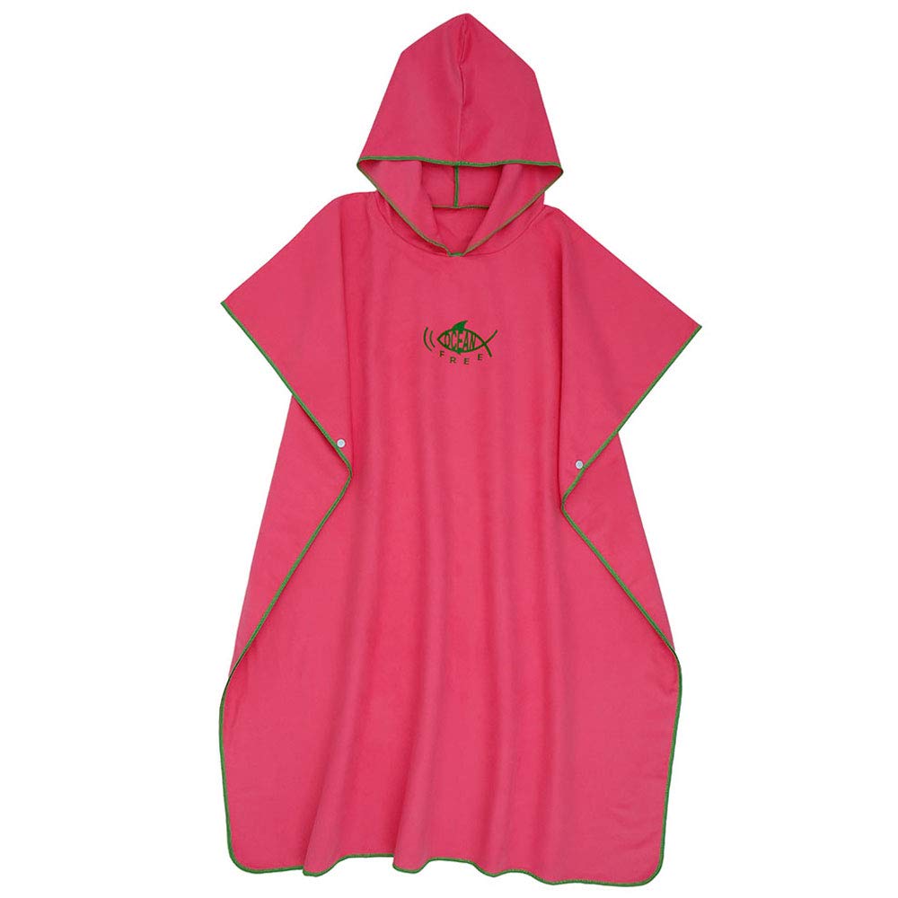 Ghopy Swim Towel Robe Adult Changing Robes Towel Hooded Surf Poncho for Men Women, Quick Dry Lightweight Microfiber Universal Size for Swimming Surfing and Beach Fits Mens Womens Adults