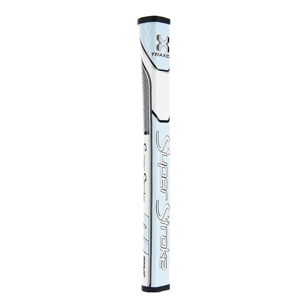 Super Stroke Traxion Pistol GT™ 1.0 Golf Putter Grip, Tiff/Gray/White