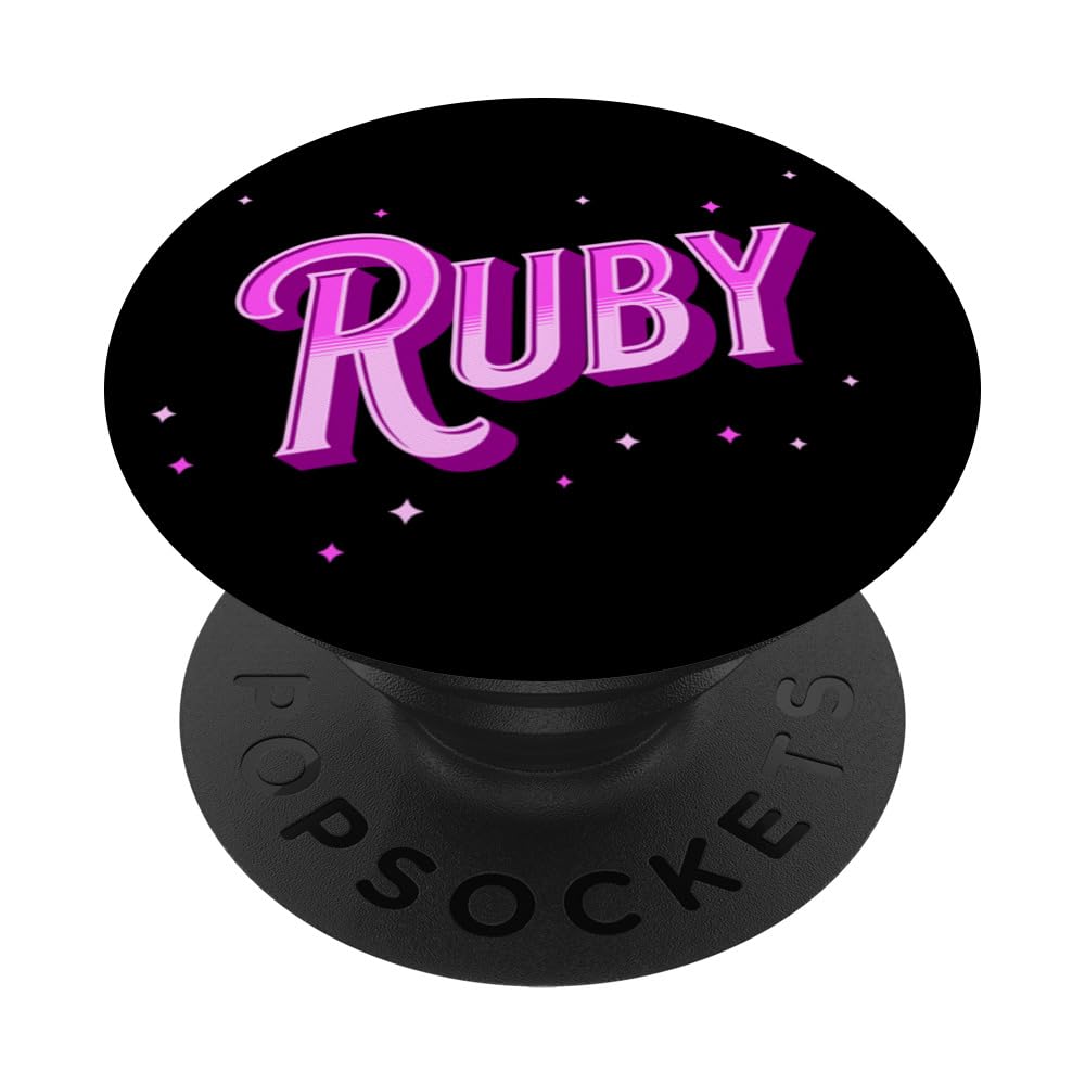 Ruby Name Personalised PopSockets Swappable PopGrip